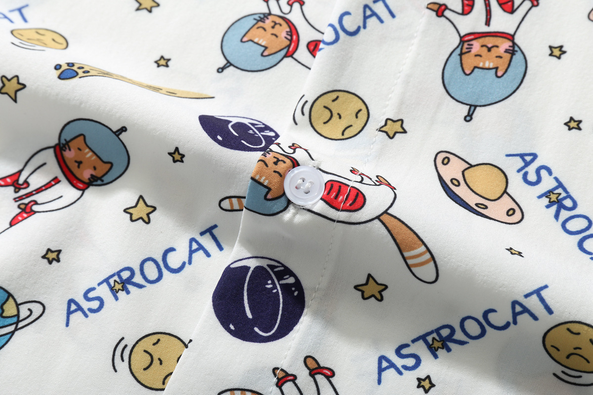 Title 7, Funny Cartoon Full Printed Short Sleeve Shirts ...