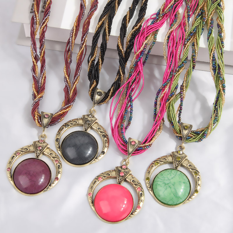 Fine Rice-Grain Elegant Ladies Necklace