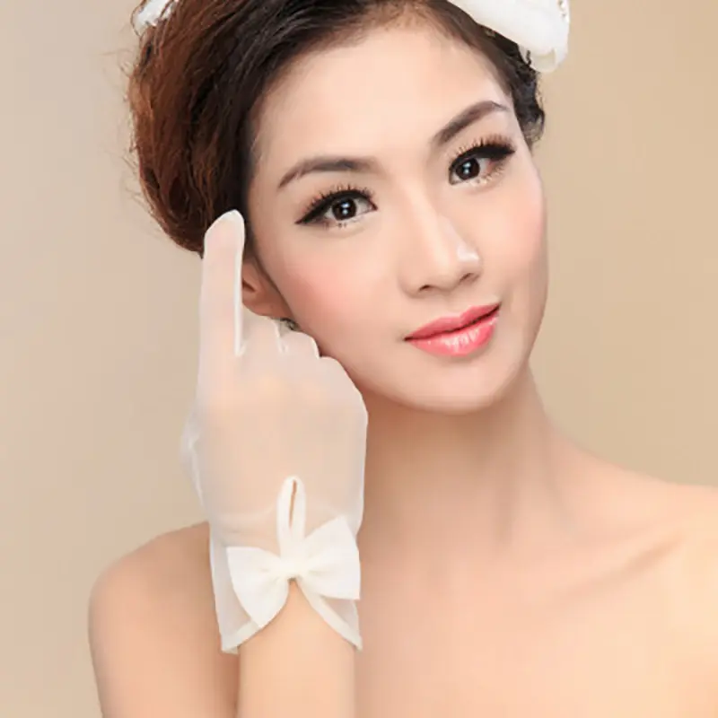 New Wedding Dress Korean Style Gloves Lace