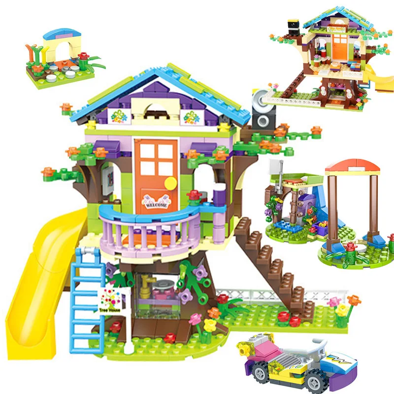 587pcs-tree-house-building-blocks-friends-ideas-green-tree-house-for-Girls-Series-Friendship-Set