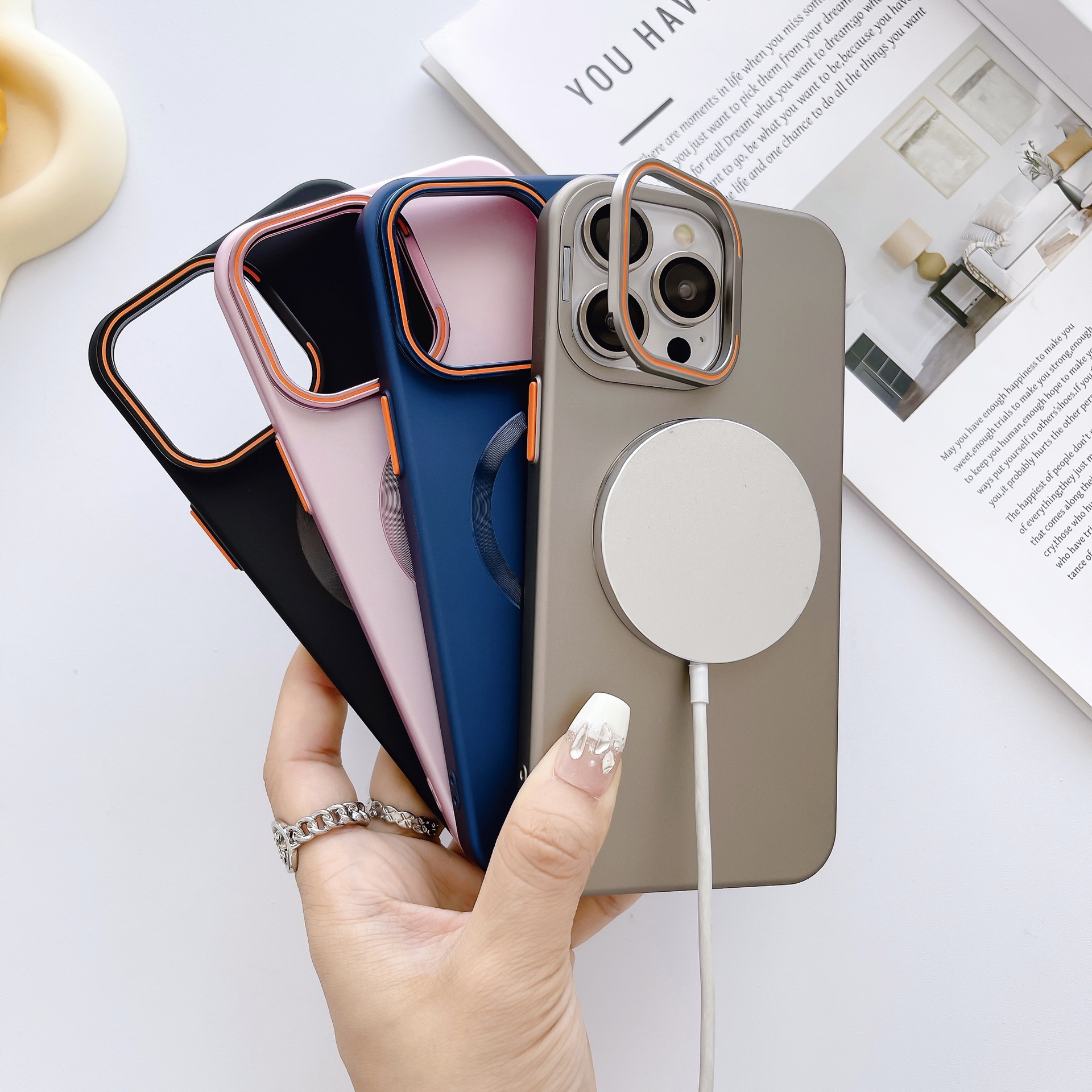 Frosted Magnetic Bracket With Lens Protector - Image 8