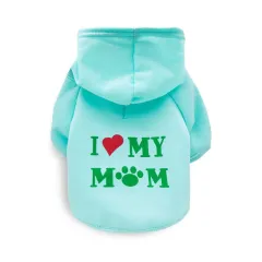 Dog Clothes Fleece Printed Mummy Pet Sweater - Colorful Green - View 1