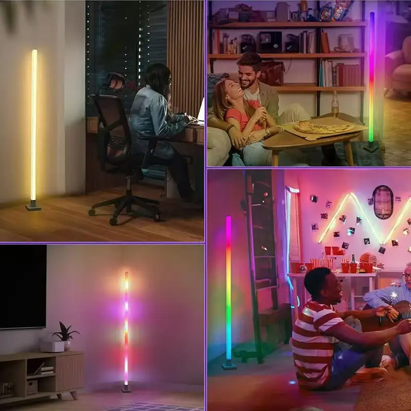 Corner Floor Remote Control Colorful A Color-changing Lamp