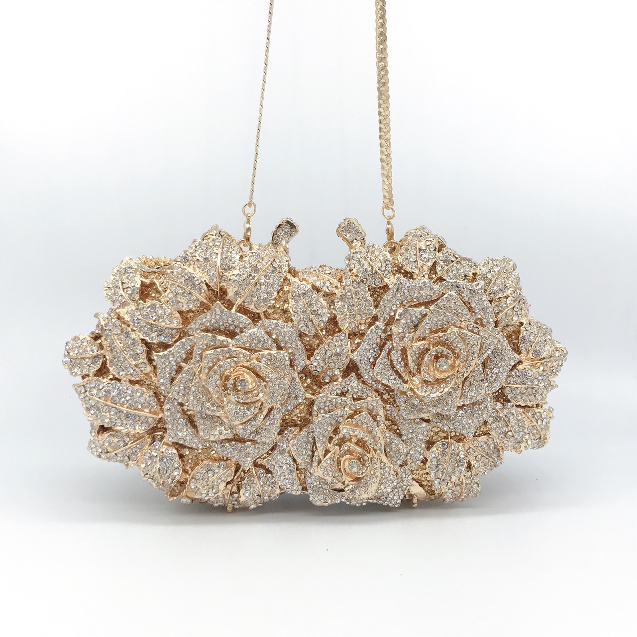 Hollow Rose Diamond Dinner Bag - CJdropshipping