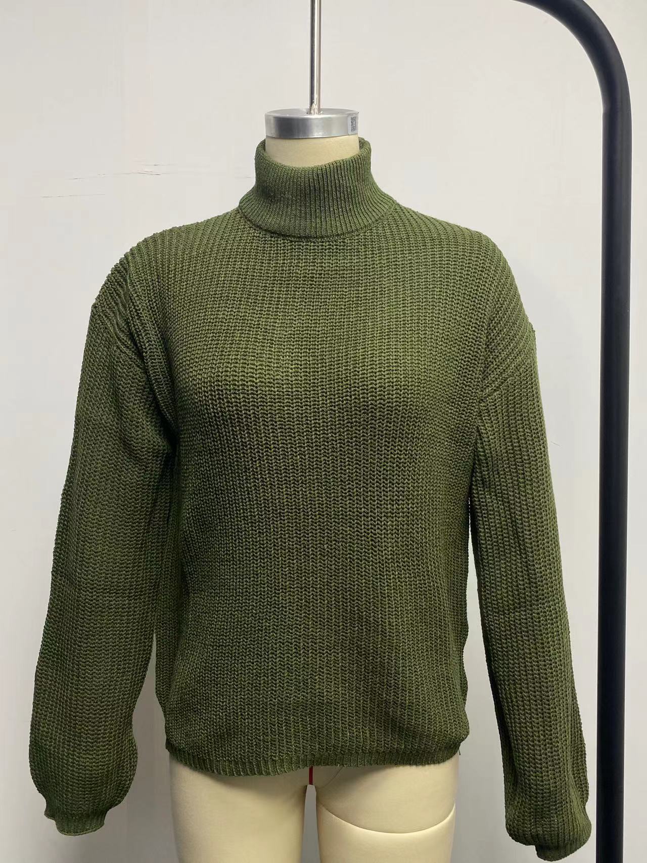 Title 12, Nuovo maglione pullover ampio a collo alto da d...