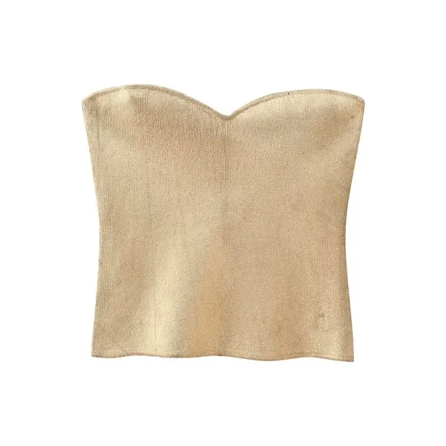 Summer New Women's Underwear Knitted Top Yellow - Shop at LoveMi