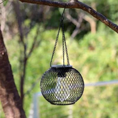 Outdoor Garden Courtyard Decoration Hollow-out Lantern Super Bright