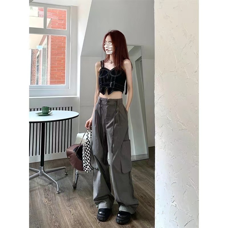 Title 5, New Simple Harajuku Style Sports Pants Women