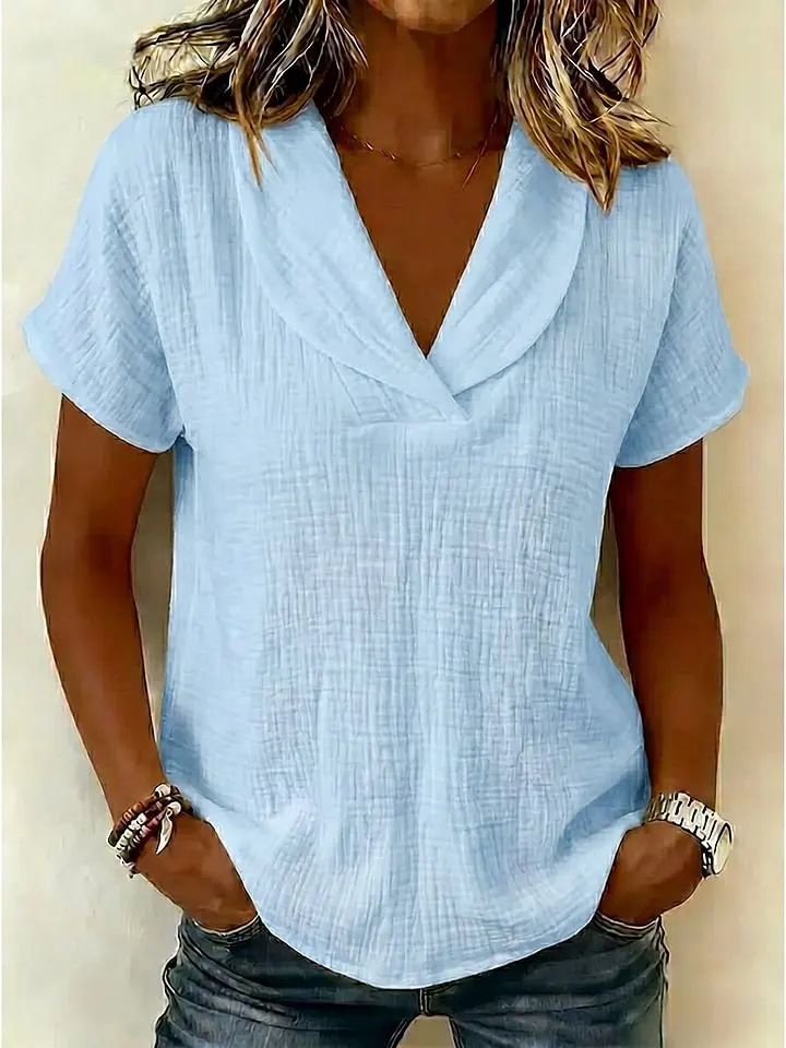 Women's butterfly collar knitted top color options: black, light blue, lotus pink, red, white, yellow