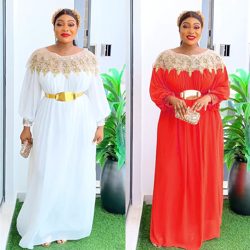 Solid Color Long Dress New Dress With Belt