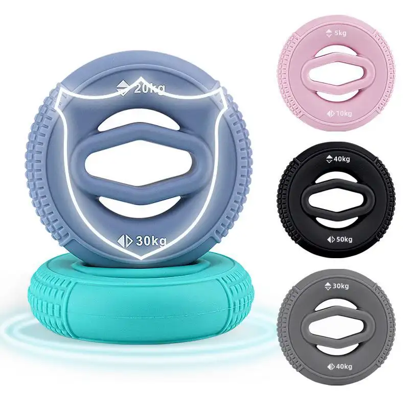 Hand Grip Strengthener Hand Finger Exerciser Forearm Rings Hand Exerciser Silicone Squeezer Grippers For Finger