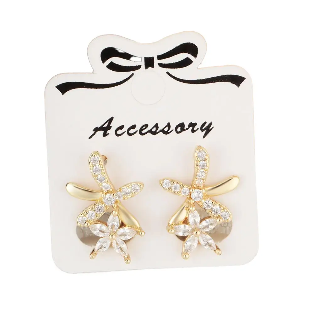 European And American Style Floral Flower Earrings