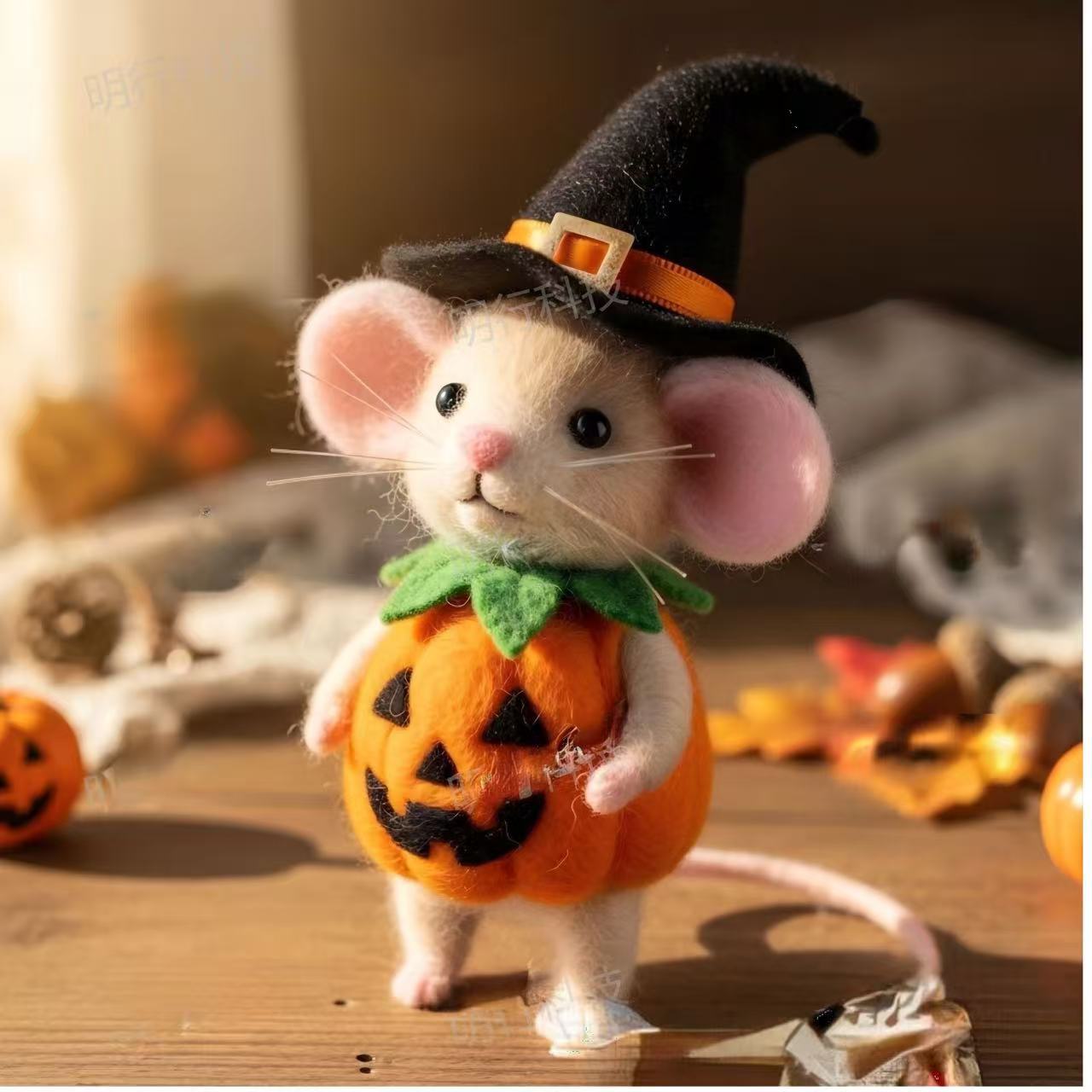 Halloween Ghost Pumpkin Mouse Cute And Adorable 4