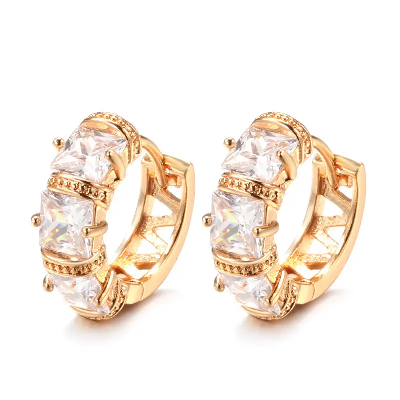 Cosmo Lady Inlaid Zircon Women's Earrings
