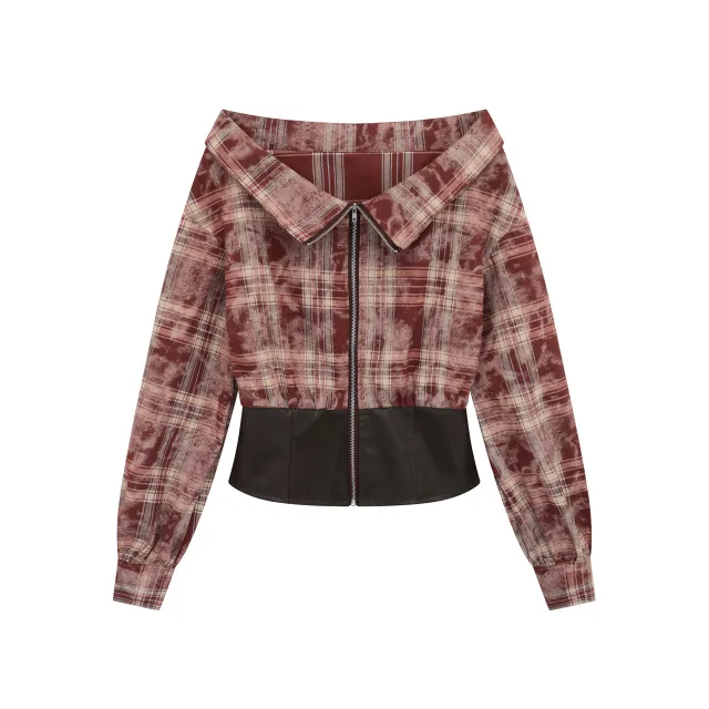 Spring New Retro Sweet Girly Simplicity Loose Jacket Coat Coffee Brown - Shop at LoveMi
