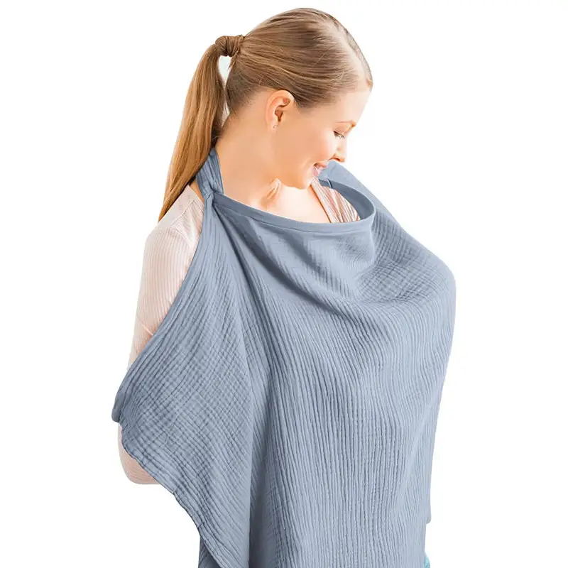 Breastfeed Outwear Covering Gauze Towel Clothes Vesture Anti-exposure