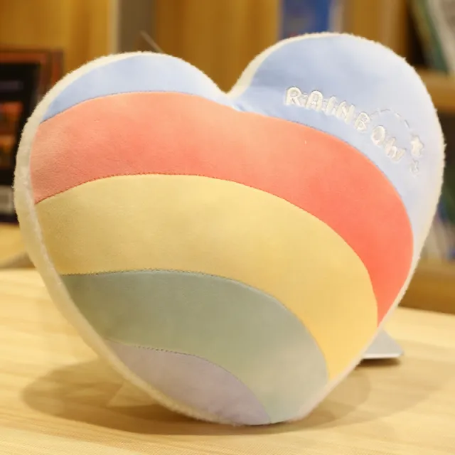 Cute Cloud Rainbow Pillow Office Chair Backrest Decorative Cushion Love Blue - Shop at LoveMi