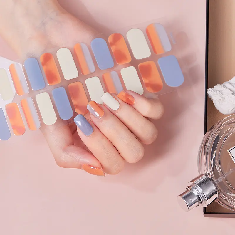 Nail Stickers Full Rainbow Cute