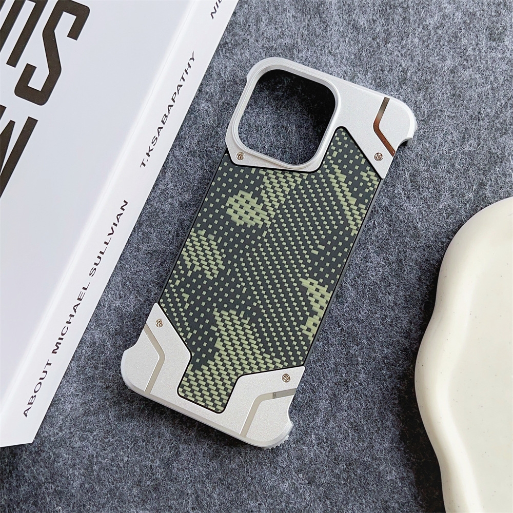 Camouflage Carbon Fiber Pattern Borderless Armor S25U Magnetic Drop-resistant Sheath