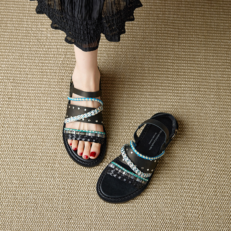 Woven Flat Sandals