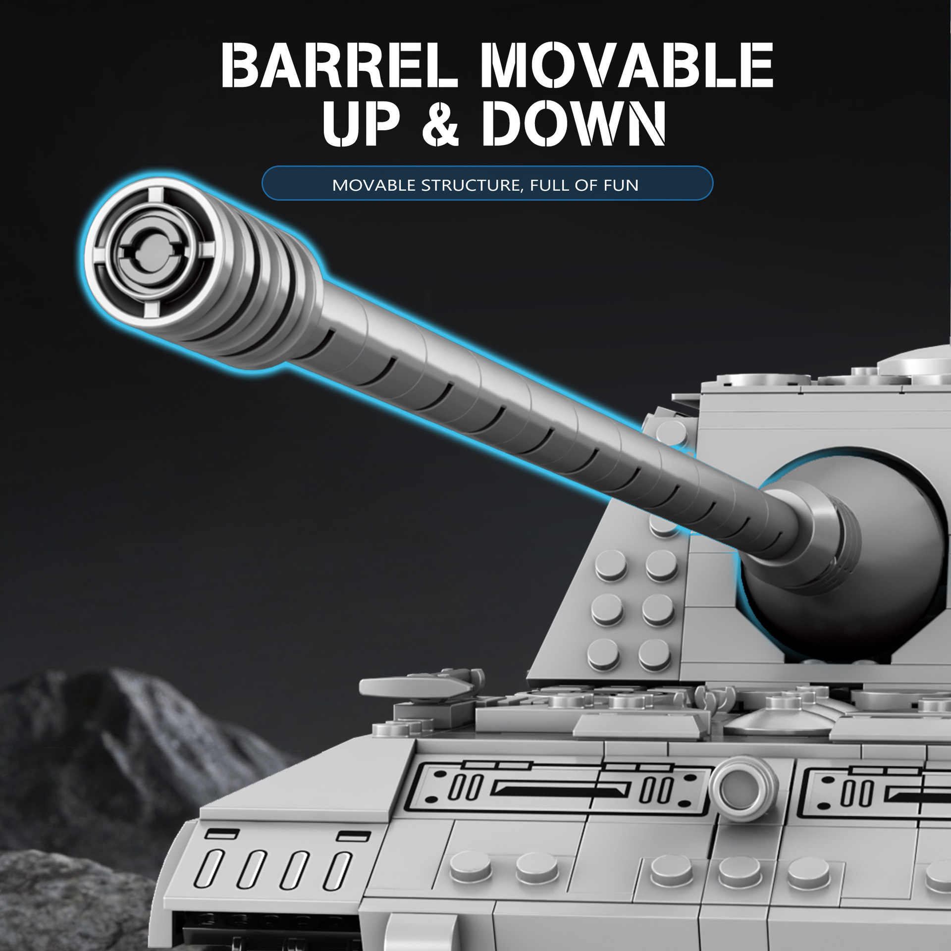 Reobrix E100 World Of Tanks Puzzle Toy — foto 5
