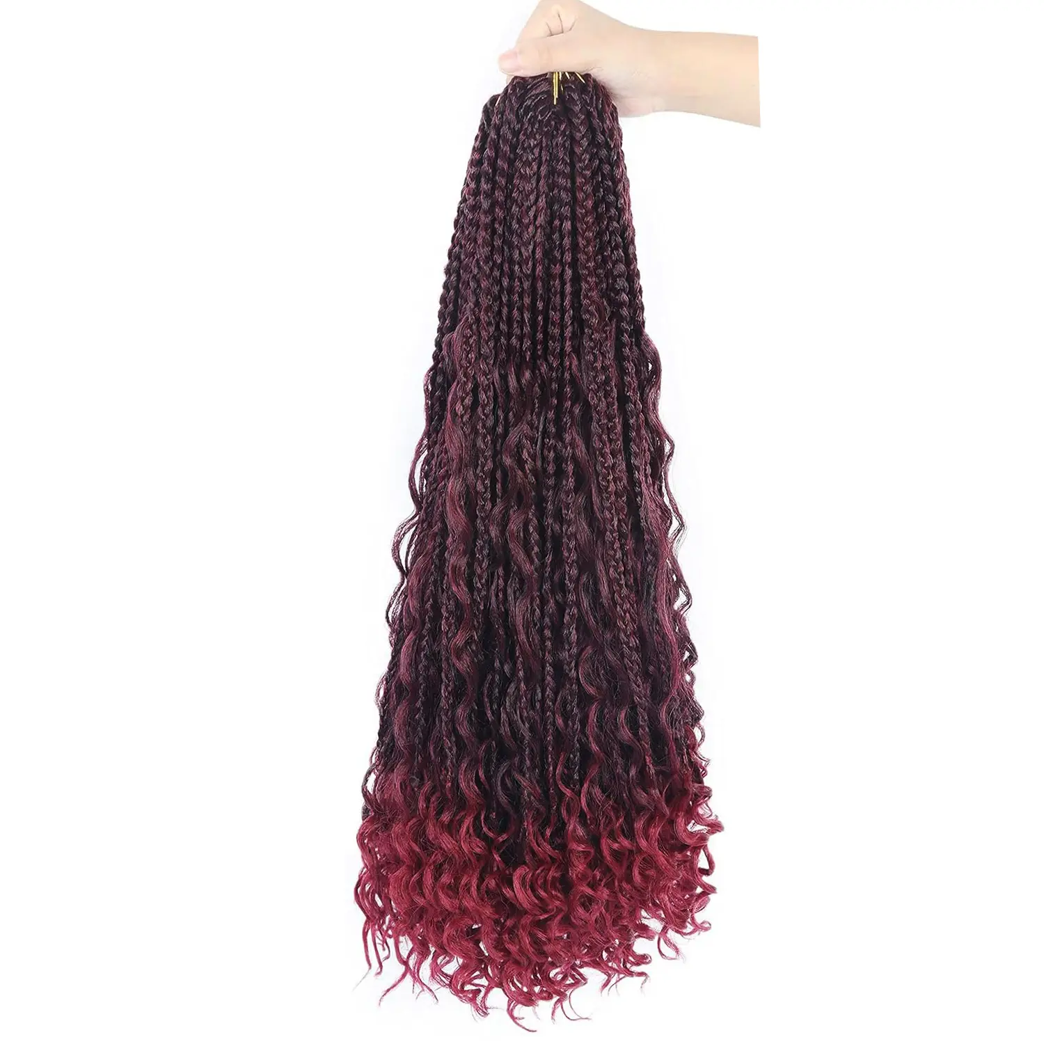 Chemical Fiber Hair Three-strand African Braid Crochet