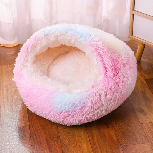 Waterproof Dog Kennel Warm Room Semi Enclosed Rainbow Color - Shop at LoveMi