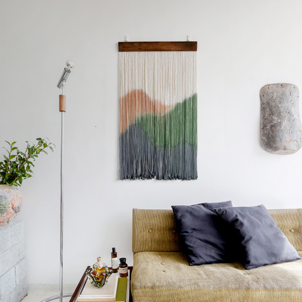 Boho Landscape Macrame Tapestry