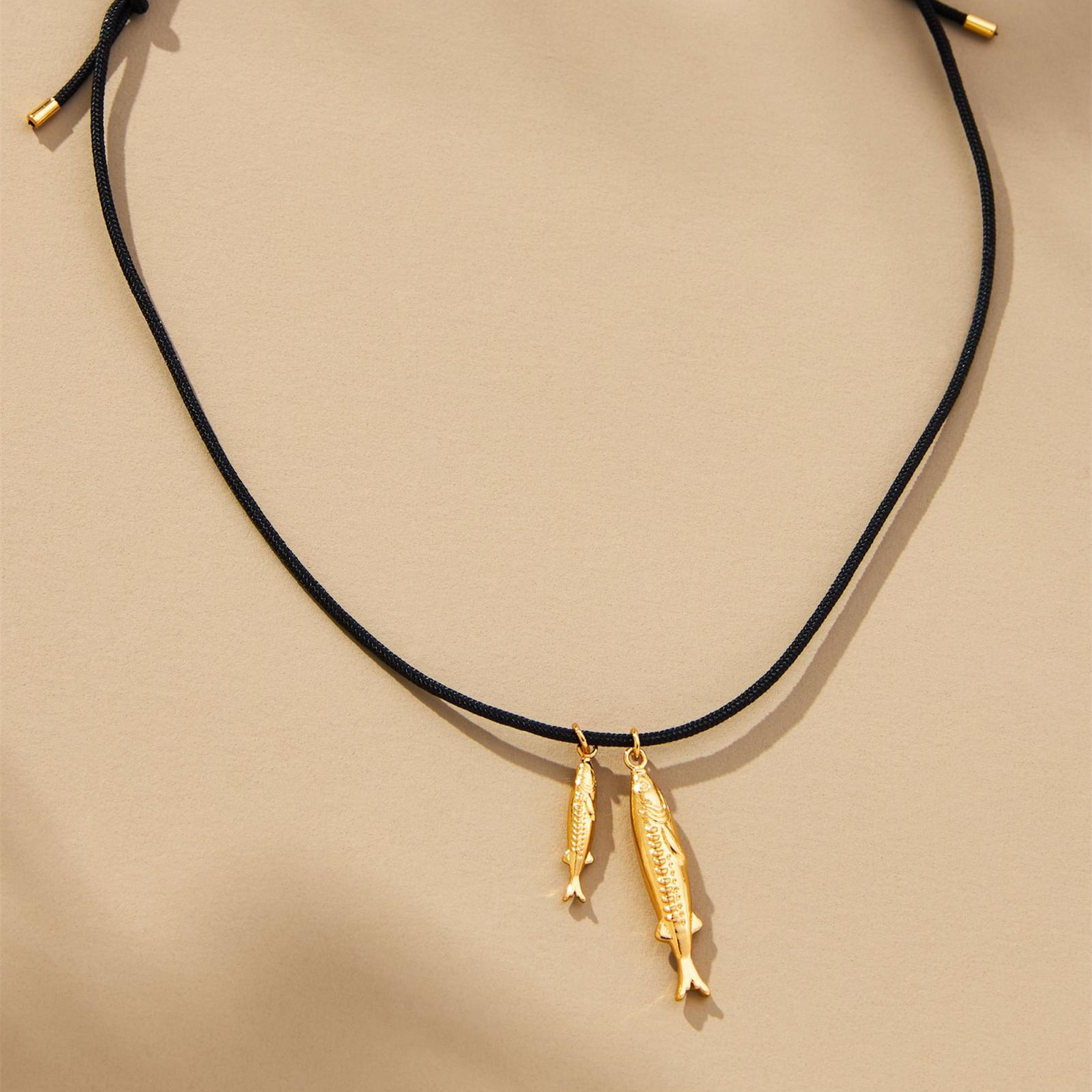Stainless Steel Missing Conch Necklace Tropical Fish Pendant Diy Gold Plated