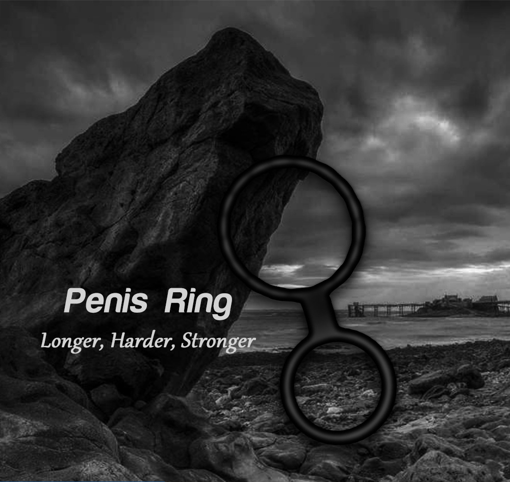 Men's Silicone Exerciser Delay Lantern Ring 13