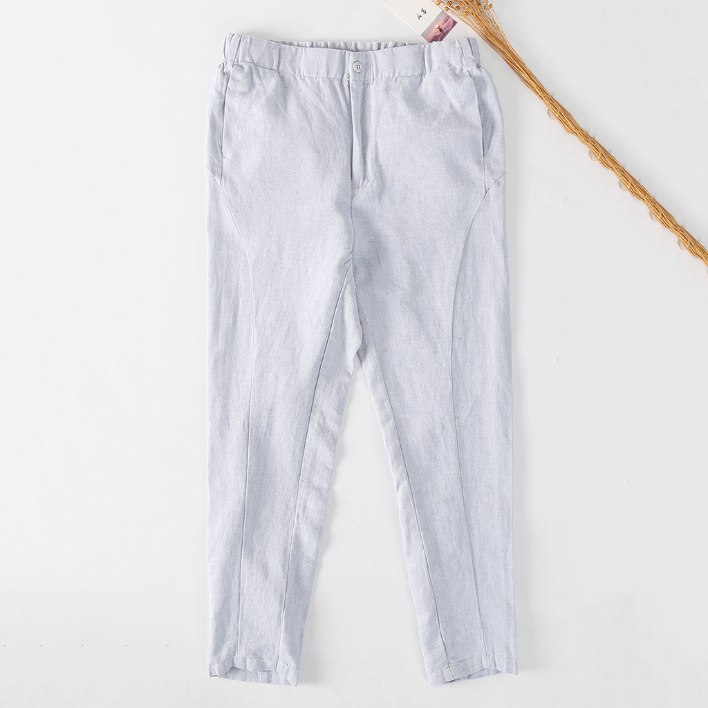 Spring Men's Casual Linen Pants