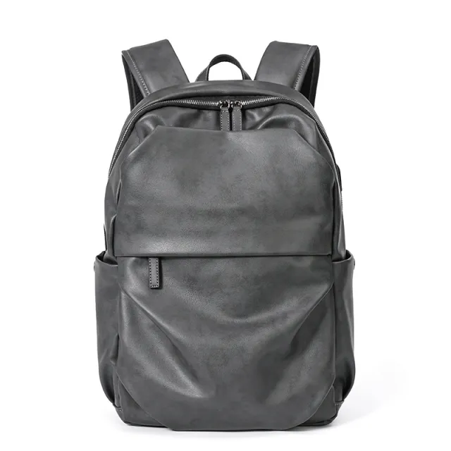 Simple Gray Men's Backpack Computer Travel Gray - Shop at LoveMi