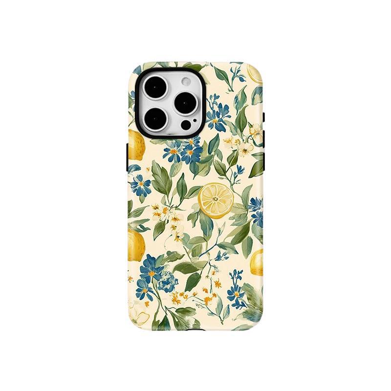 Chinese Osmanthus 2-in-1 Phone Case Lemon-Shaped Shatter-Resistant Case
