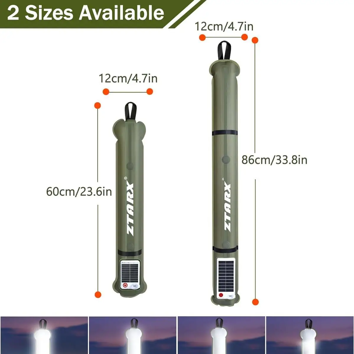 Outdoor New Camping Solar Gas-filled Lamp