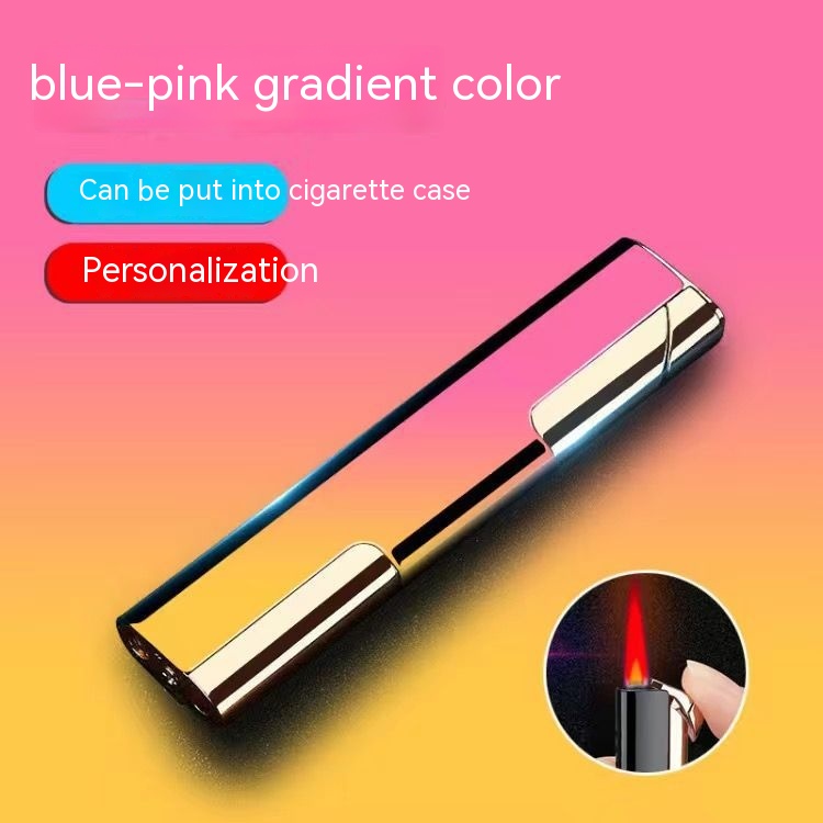 Lightweight Direct Punch Red Flame Lighter 6