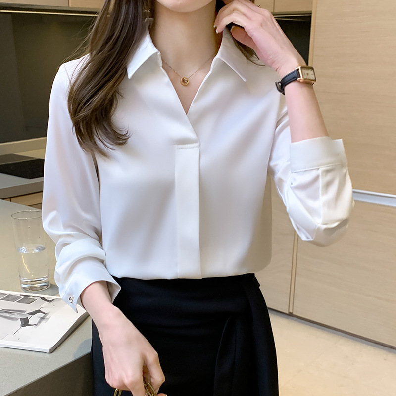 Spring And Autumn Chiffon Shirt Women's Clothing - Image 7