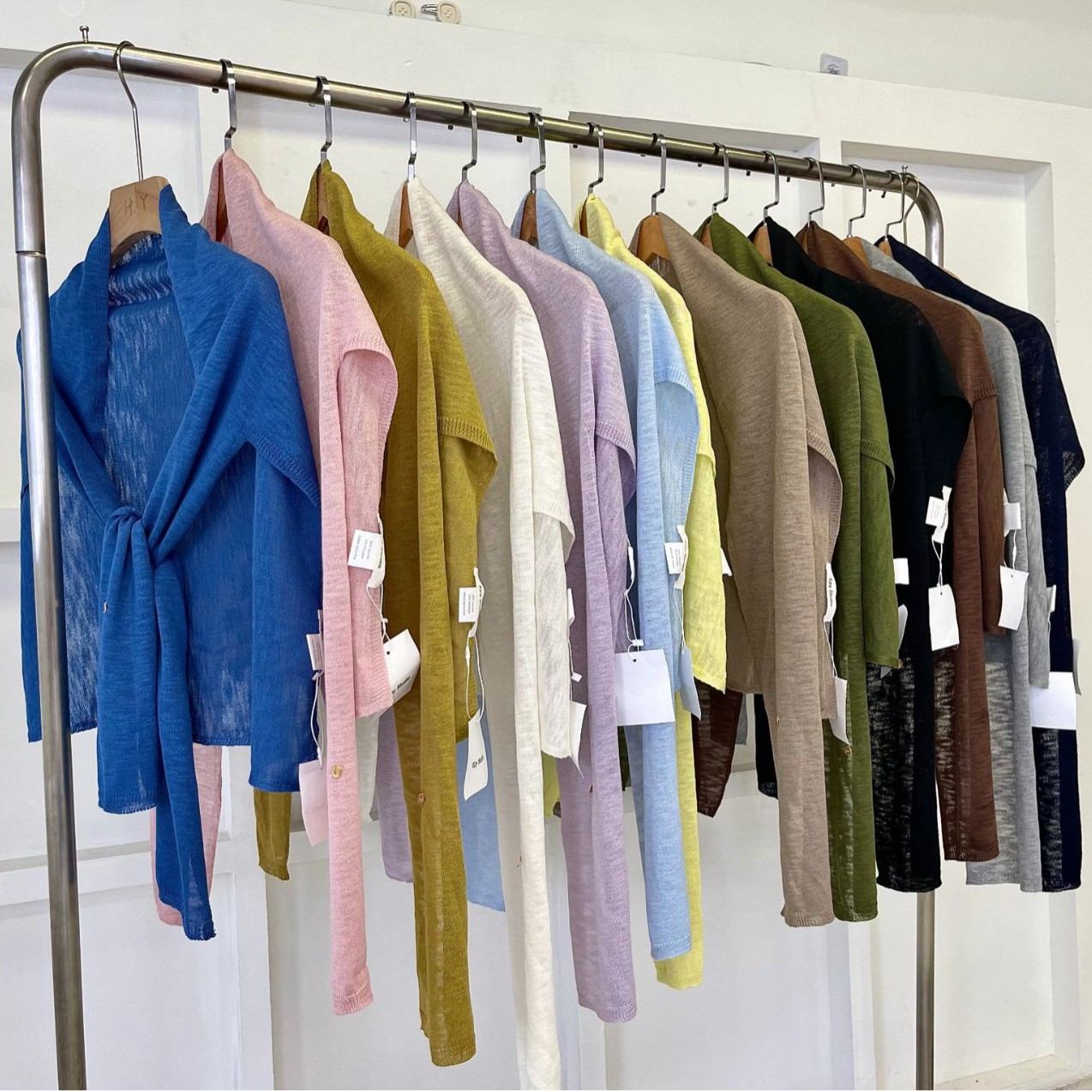 Wool Shawl Solid-color Outerwear For Women Relaxed-fit Vest Empty