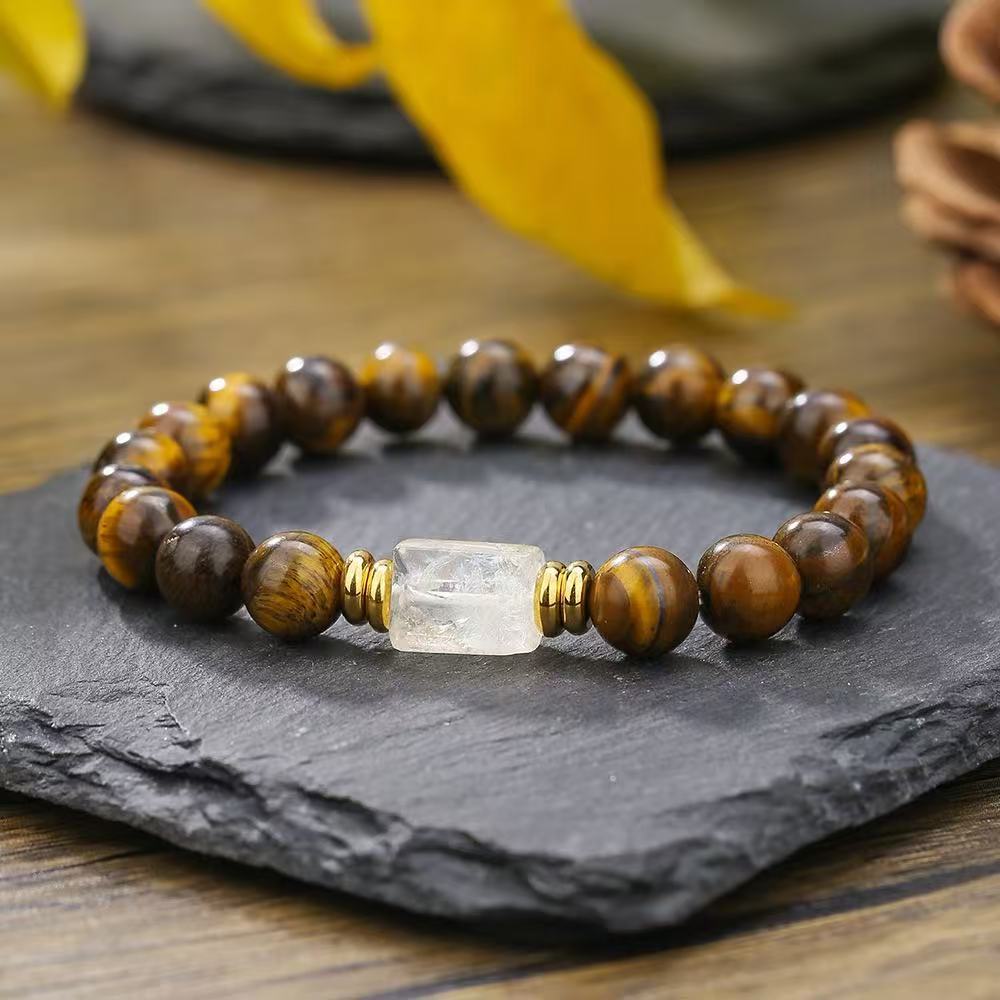 Lapis Lazuli Tiger Eye Bead Bracelet