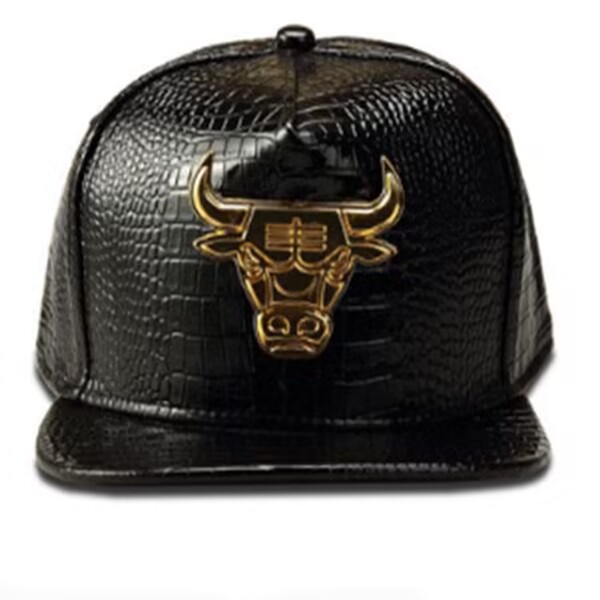 Men's PU Leather Hip-hop Baseball Cap — foto 21