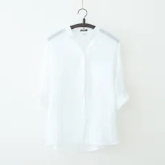Sun Protection Japanese Fresh Loose Cotton And Linen Stand Collar Shirt - Tan - View 1