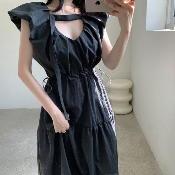Versatile Fashionable Pleated Dress For Women