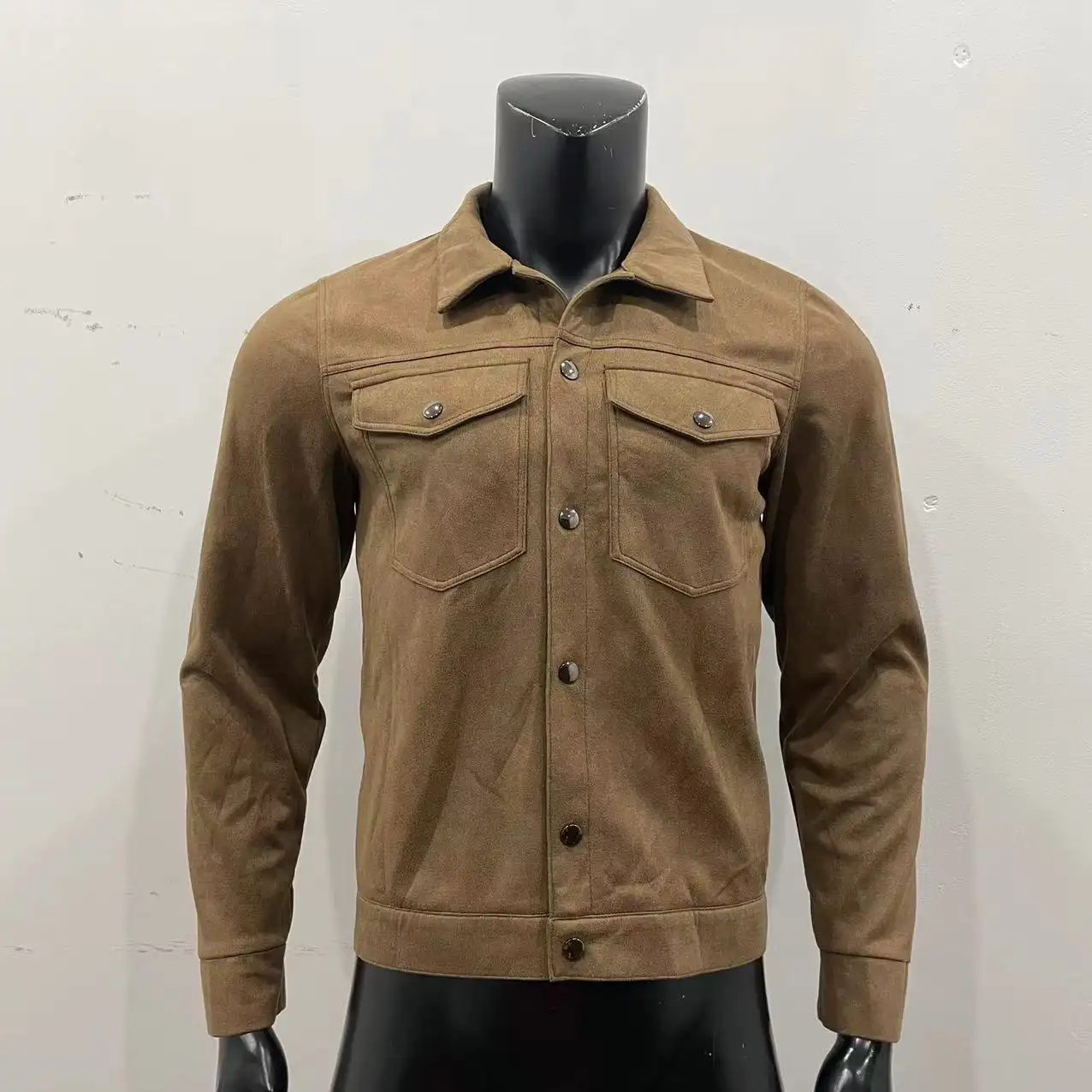 Men's Fashionable Suede American Retro Coat