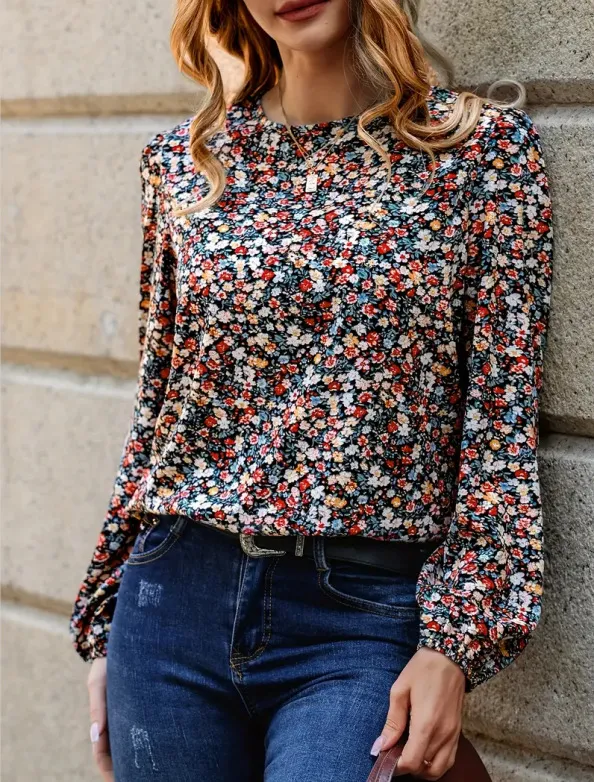 Stylish And Comfortable All matching Long Sleeve Top Color - Shop at LoveMi