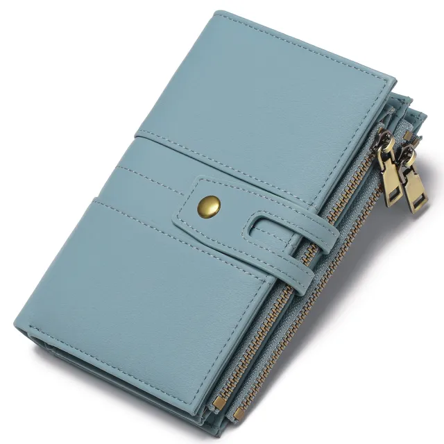 Fashion Women's Short Leisure Coin Purse Blue - Shop at LoveMi