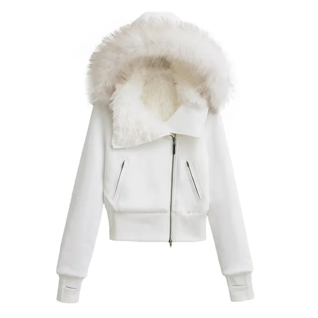 Women's Retro Cardigan Versatile Casual Jacket White - Shop at LoveMi
