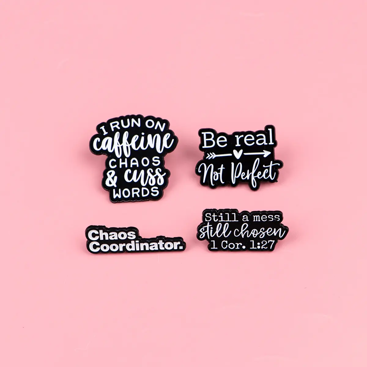 Fashionable And Creative English Letter Brooch
