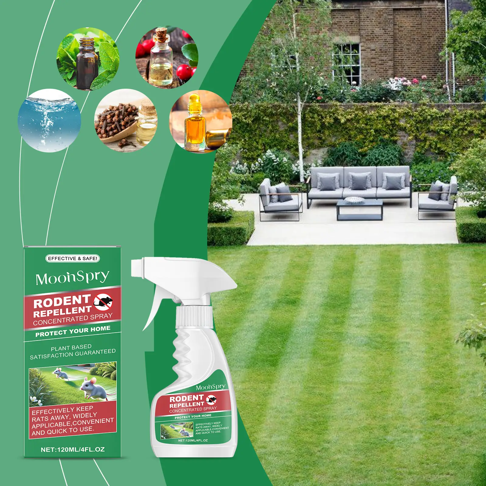 Car Engine Outdoor Indoor Mouse Repellent Spray