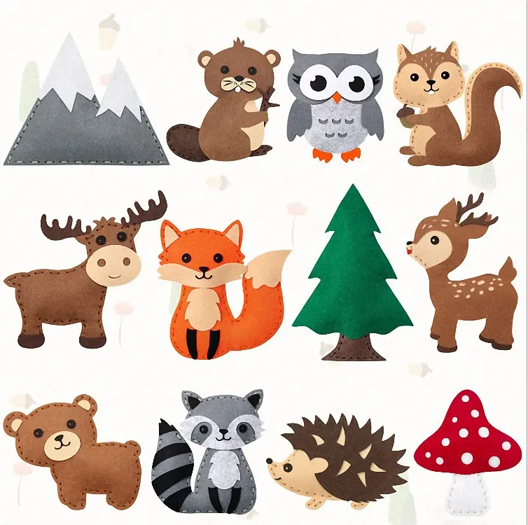 DIY Children's Early Education Sewing Kit Pet
