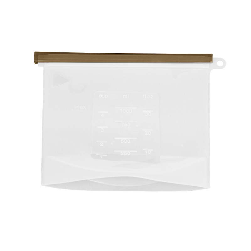 Silicone Fresh-Keeping Bags Food-Grade Sealed Bags Household Container Kitchen Food Storage Bags — foto 6