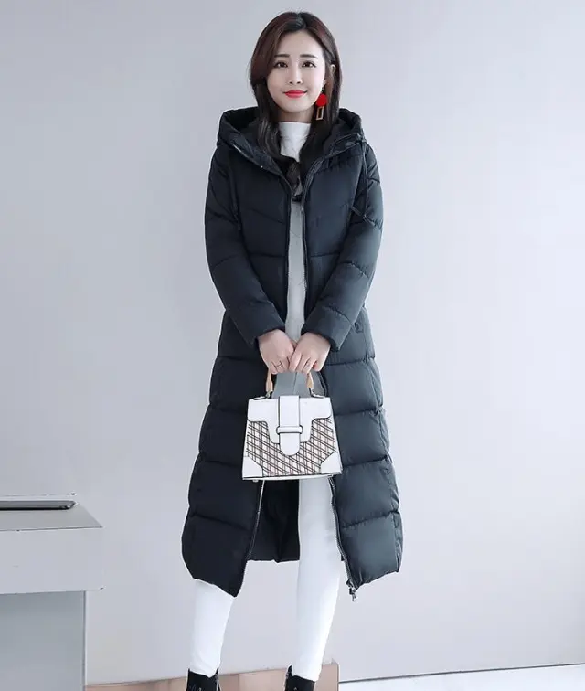 Women's Down Thick Slim Fit Jacket Black - Shop at LoveMi